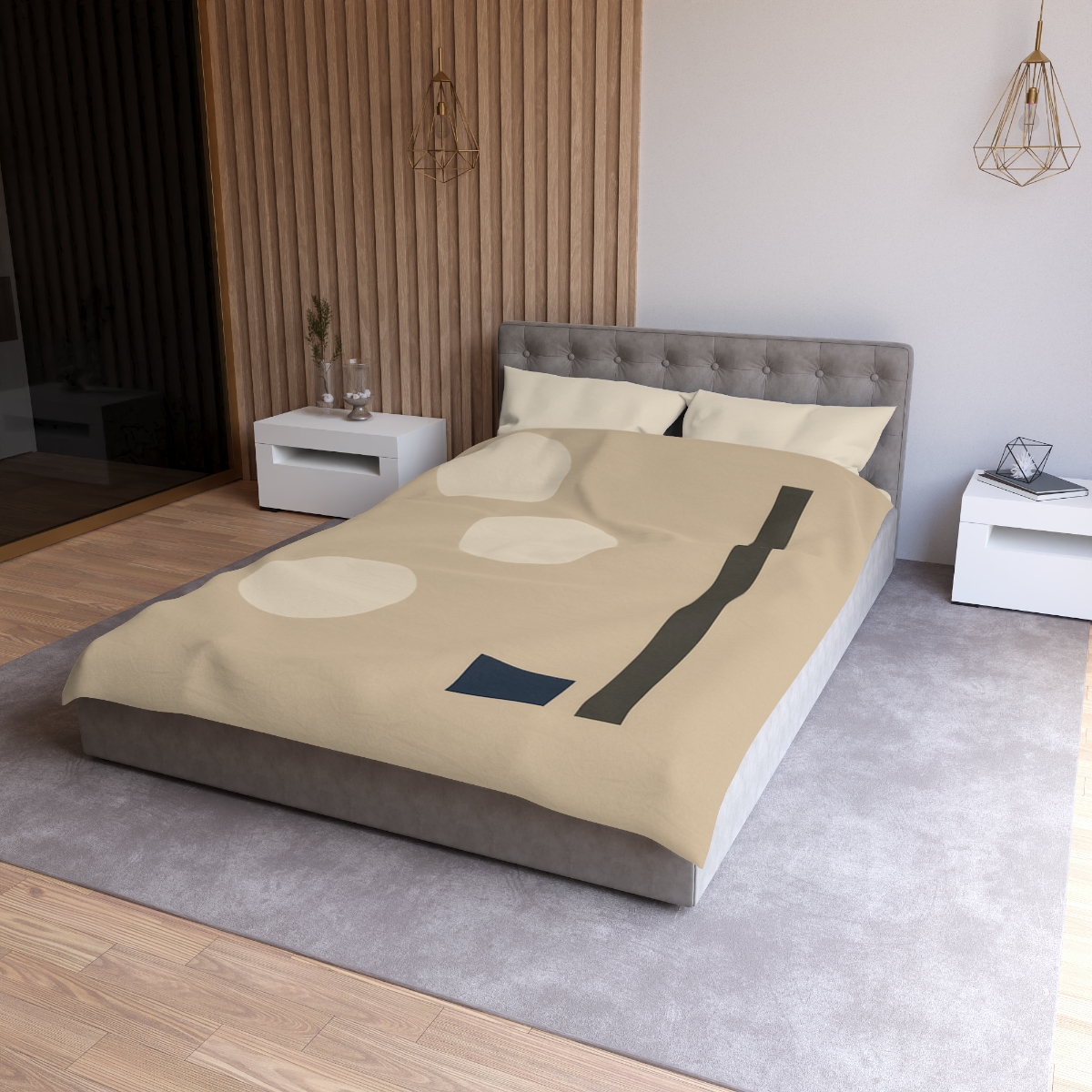 Staggered Trio With L Bar stylish duvet covers