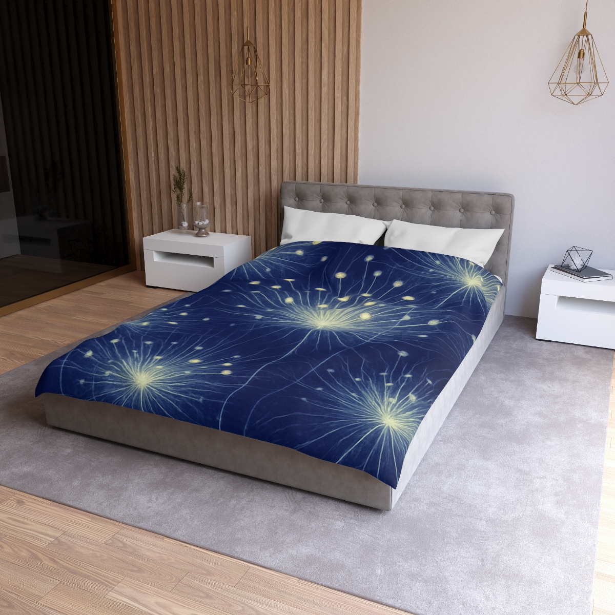 Stamen Burst Radiograph custom duvets