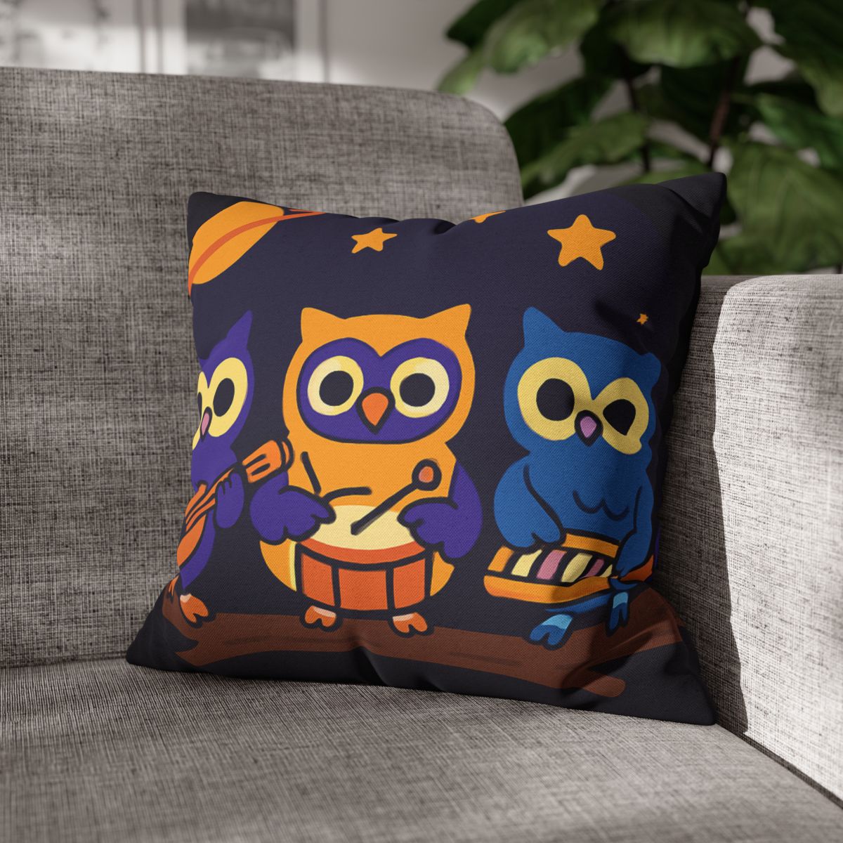 Star Song Owl Band unique gift pillow cases