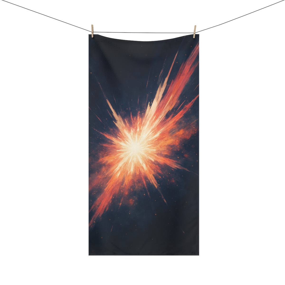 Starburst Bloom Chamber personalized bath towels
