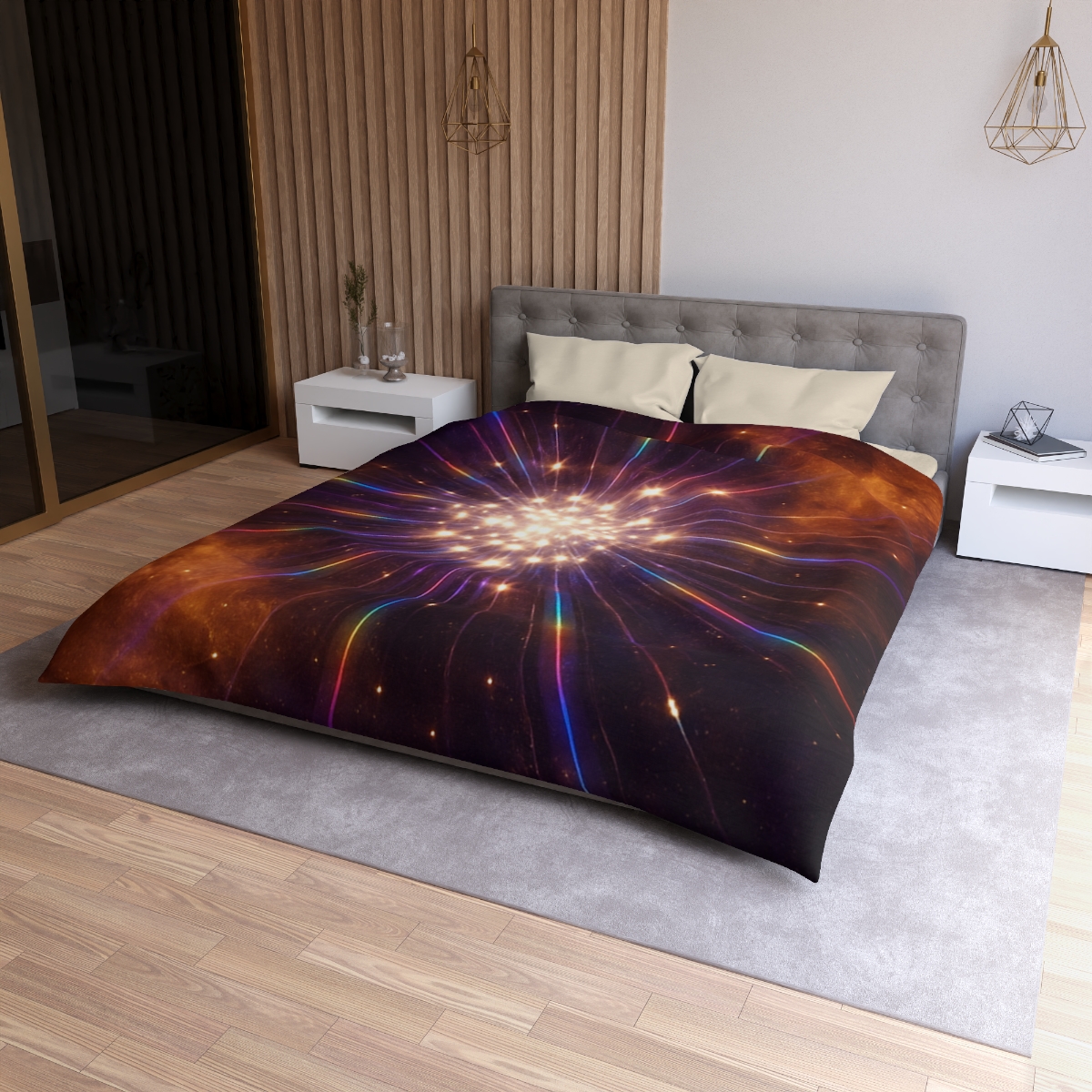 Starburst Cluster Mosaic unique patterned duvets