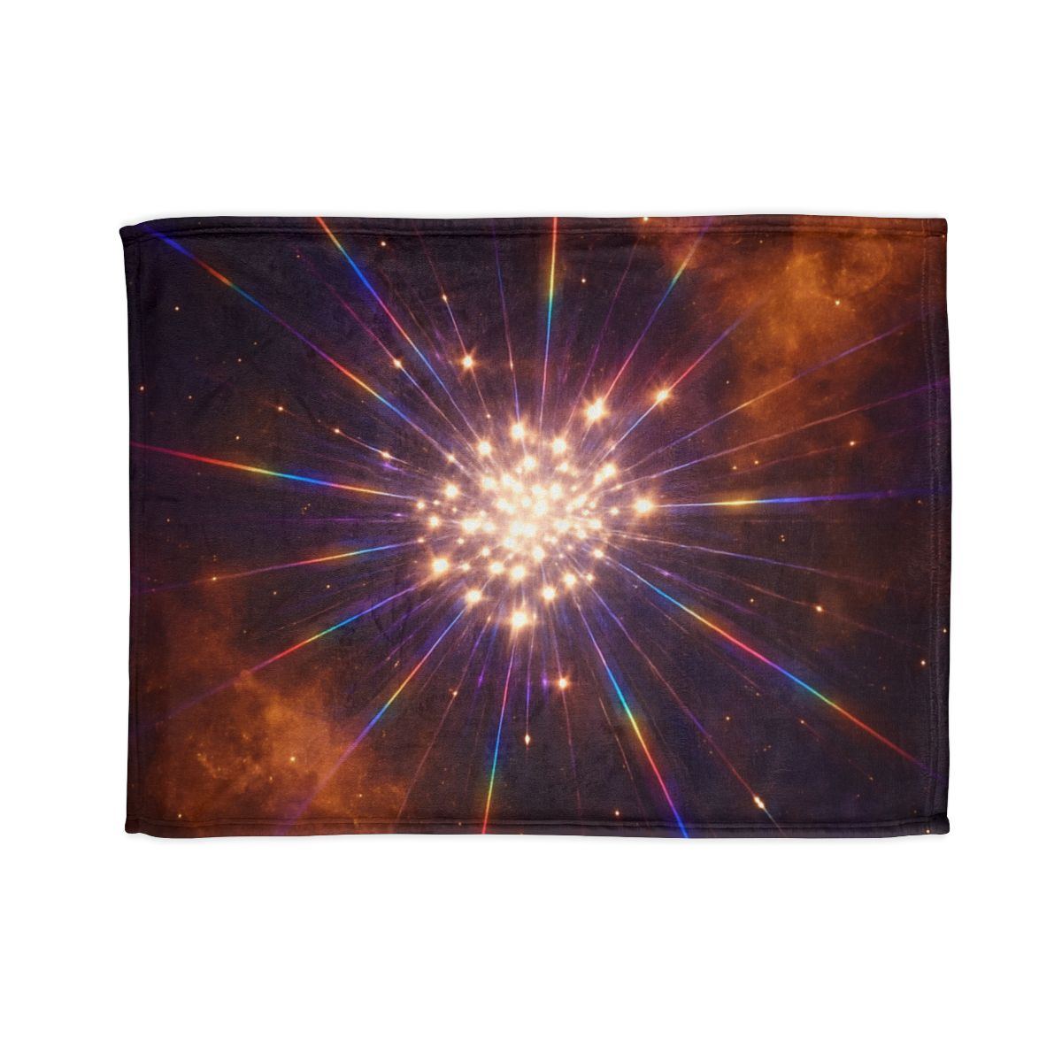 Starburst Cluster Mosaic designer printed blankets