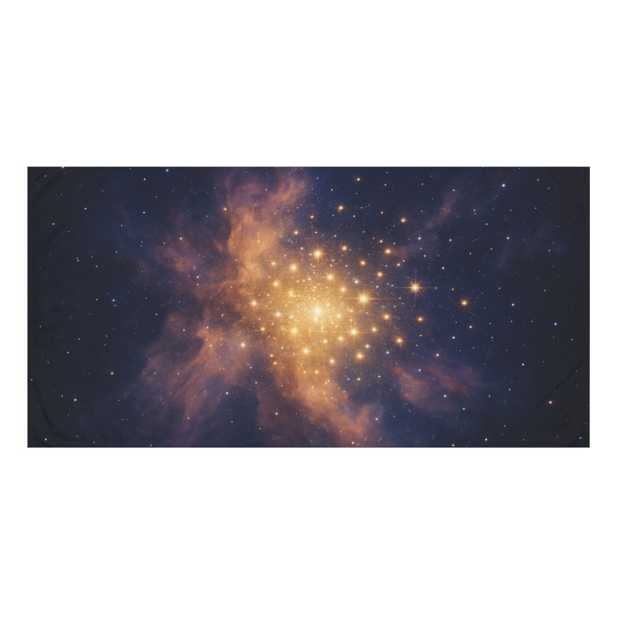 Starburst Cluster Radiance trendy hand towels