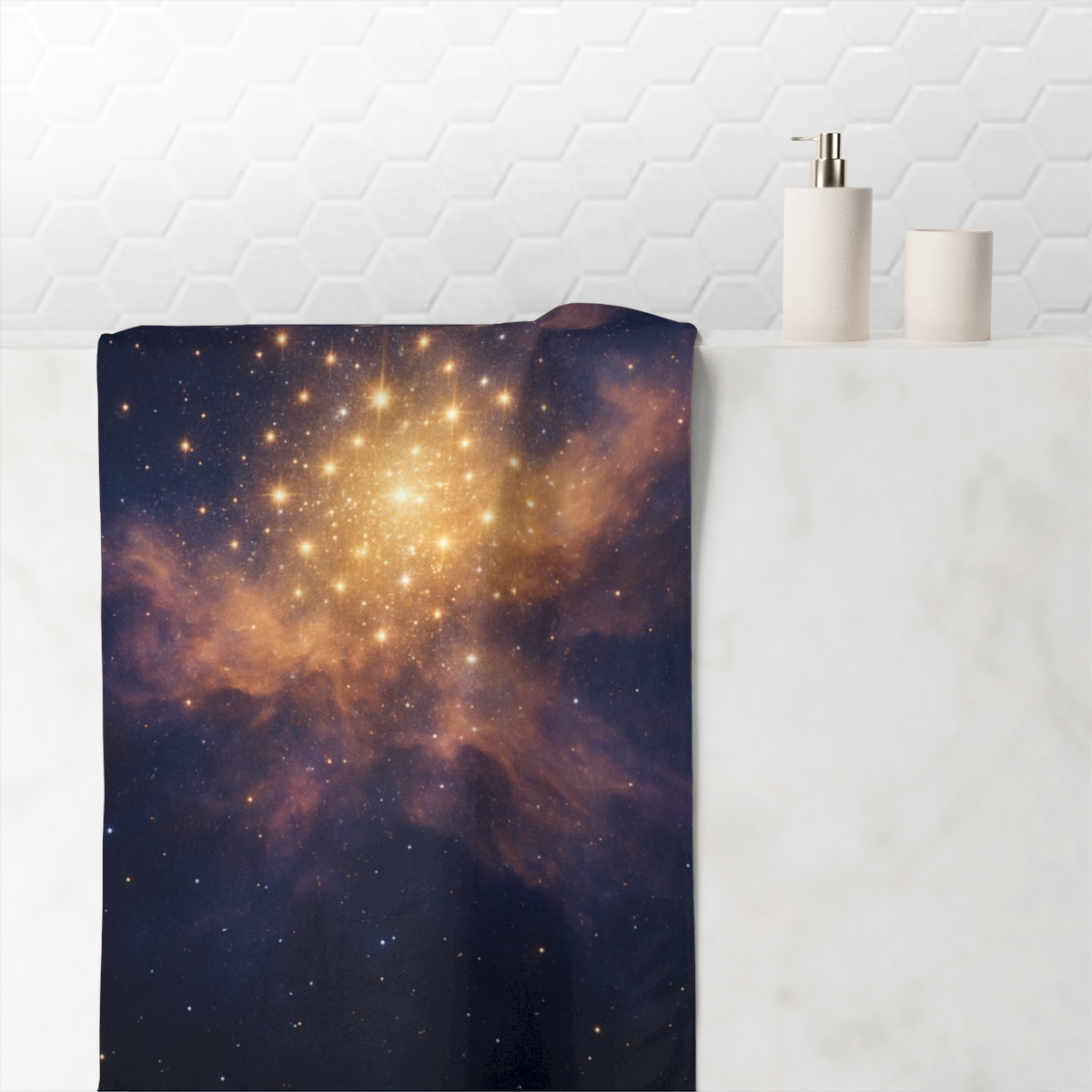 Starburst Cluster Radiance trendy hand towels
