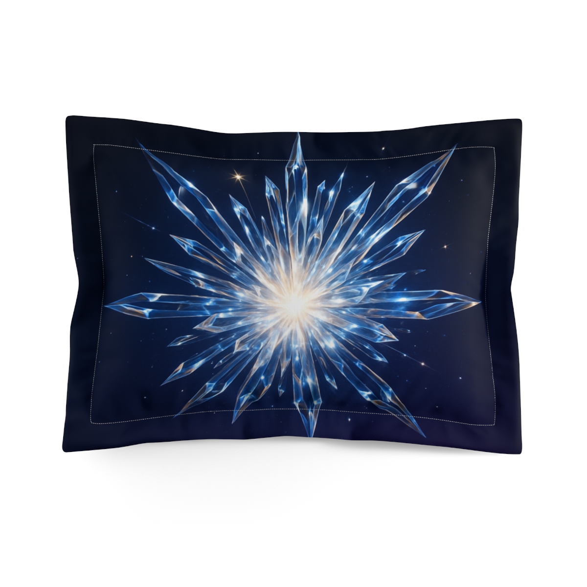 Starburst Crystal Bloom stylish throw pillows