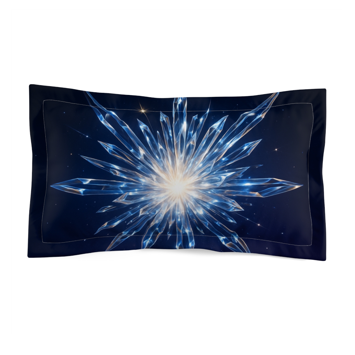 Starburst Crystal Bloom stylish throw pillows