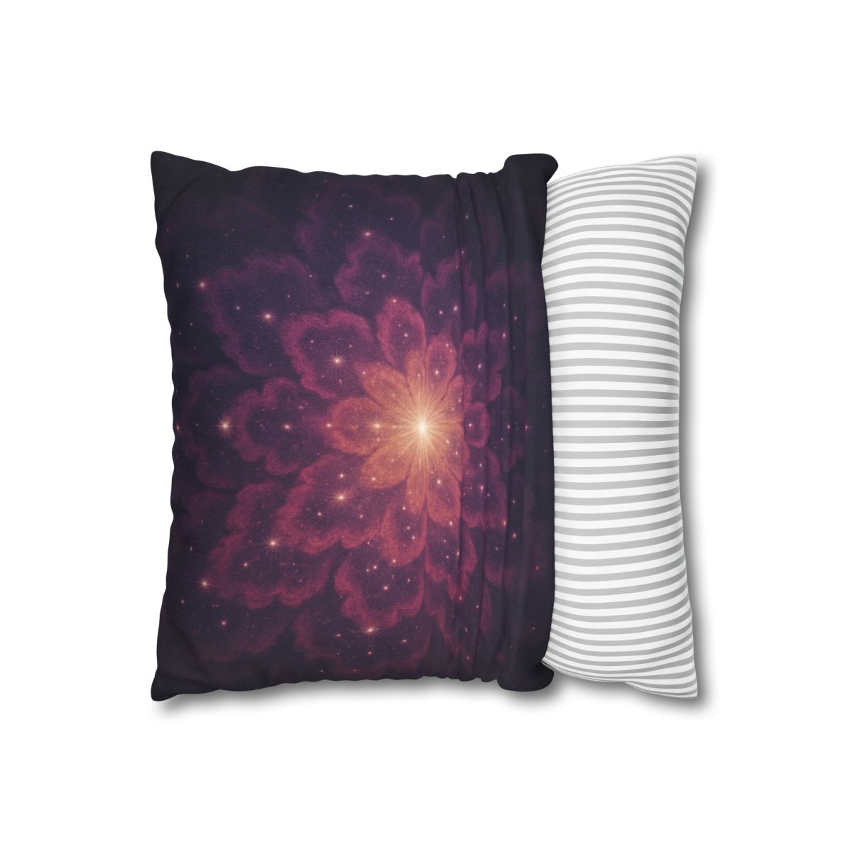 Starburst Fractal Bloom unique gift pillow cases