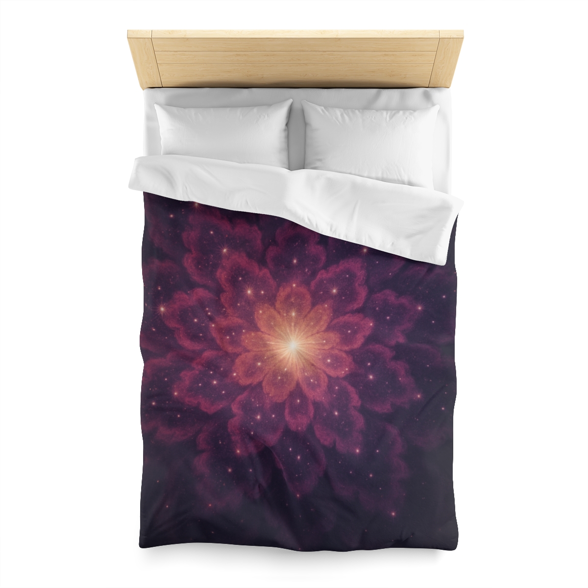 Starburst Fractal Bloom duvets for gifts