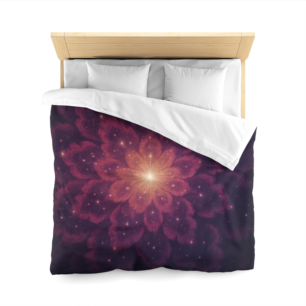 Starburst Fractal Bloom duvets for gifts