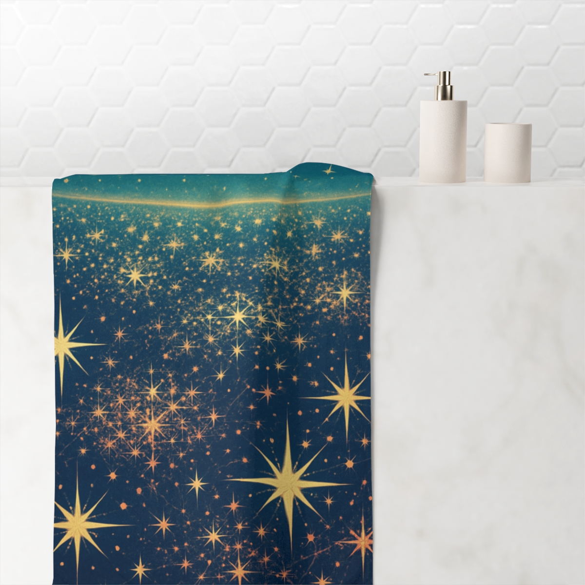 Starburst Lace Field soft cotton towels