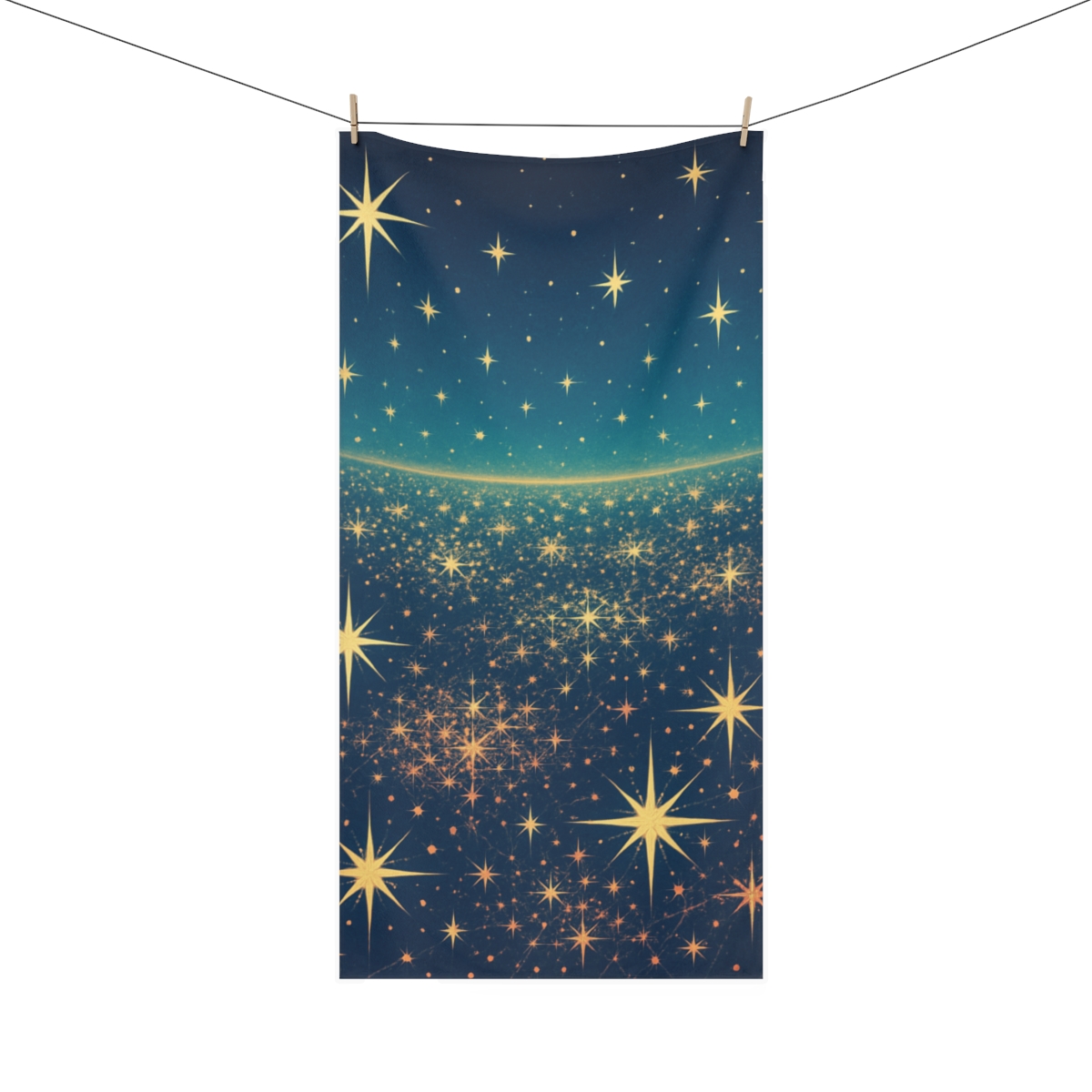 Starburst Lace Field soft cotton towels