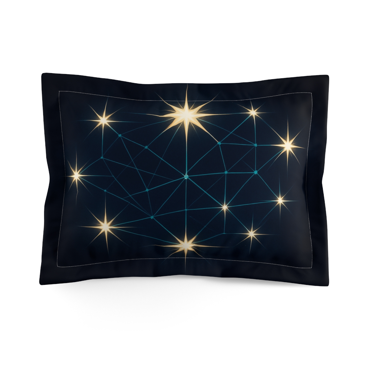 Starburst Lattice Bloom designer printed pillows