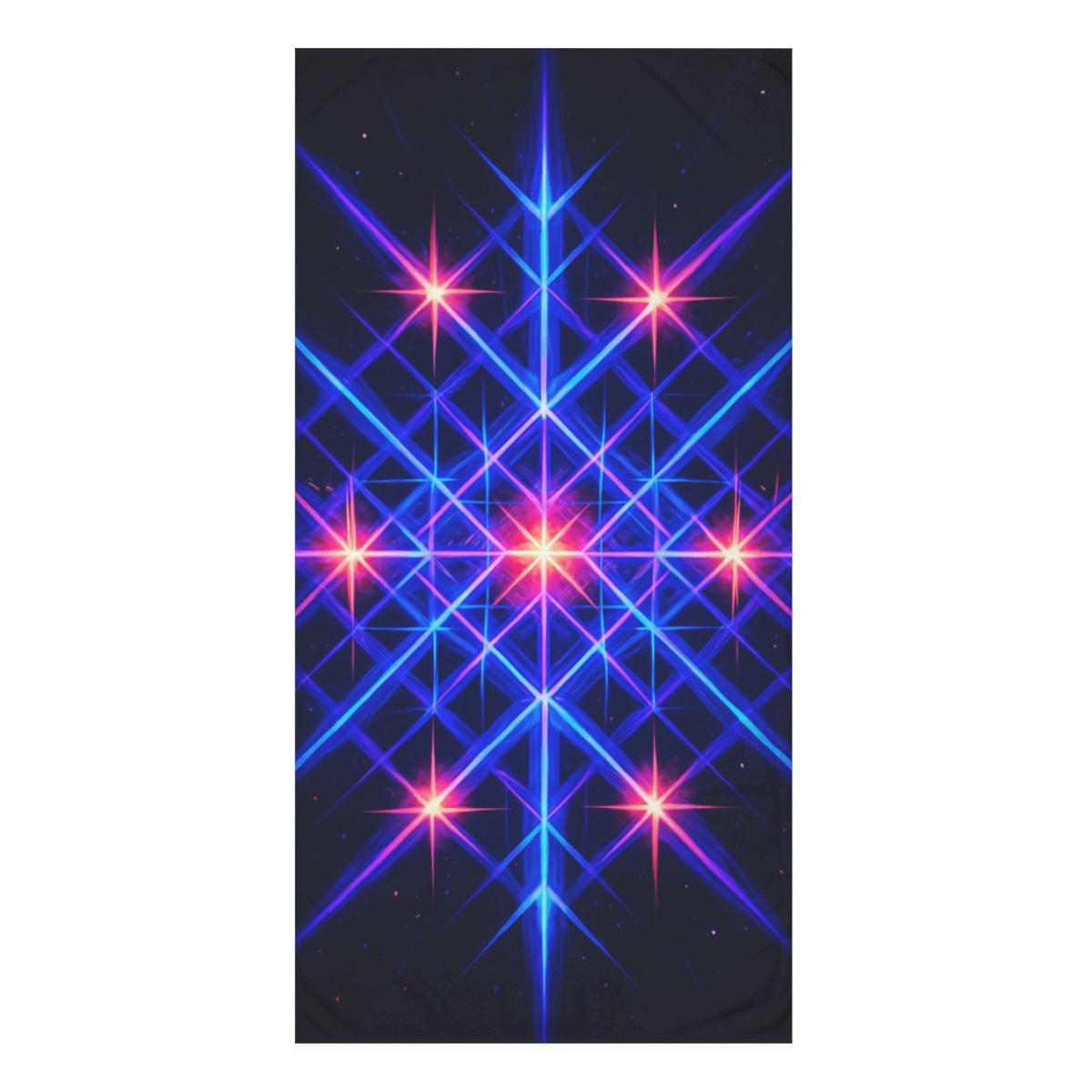 Starburst Lattice Bloom soft cotton towels