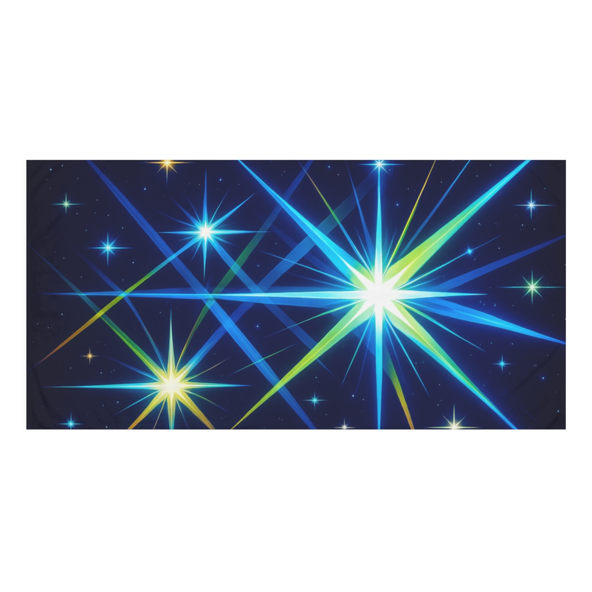 Starburst Lattice Bloom comfortable face towels