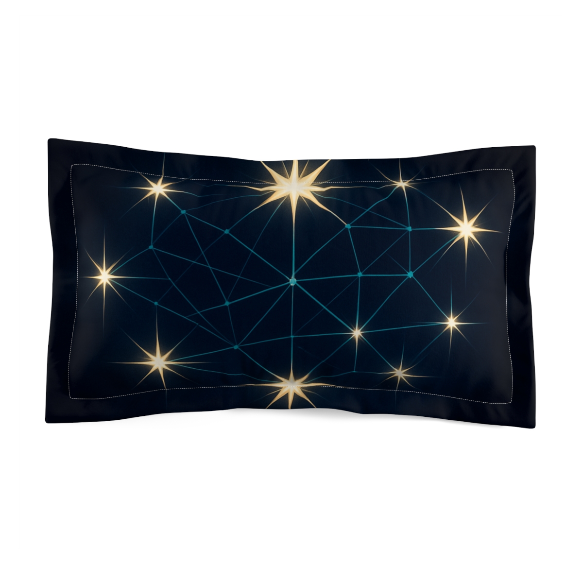 Starburst Lattice Bloom designer printed pillows