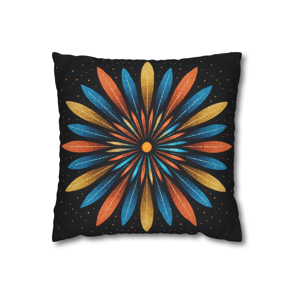 Starburst Mandala Bloom stylish decorative pillowcases