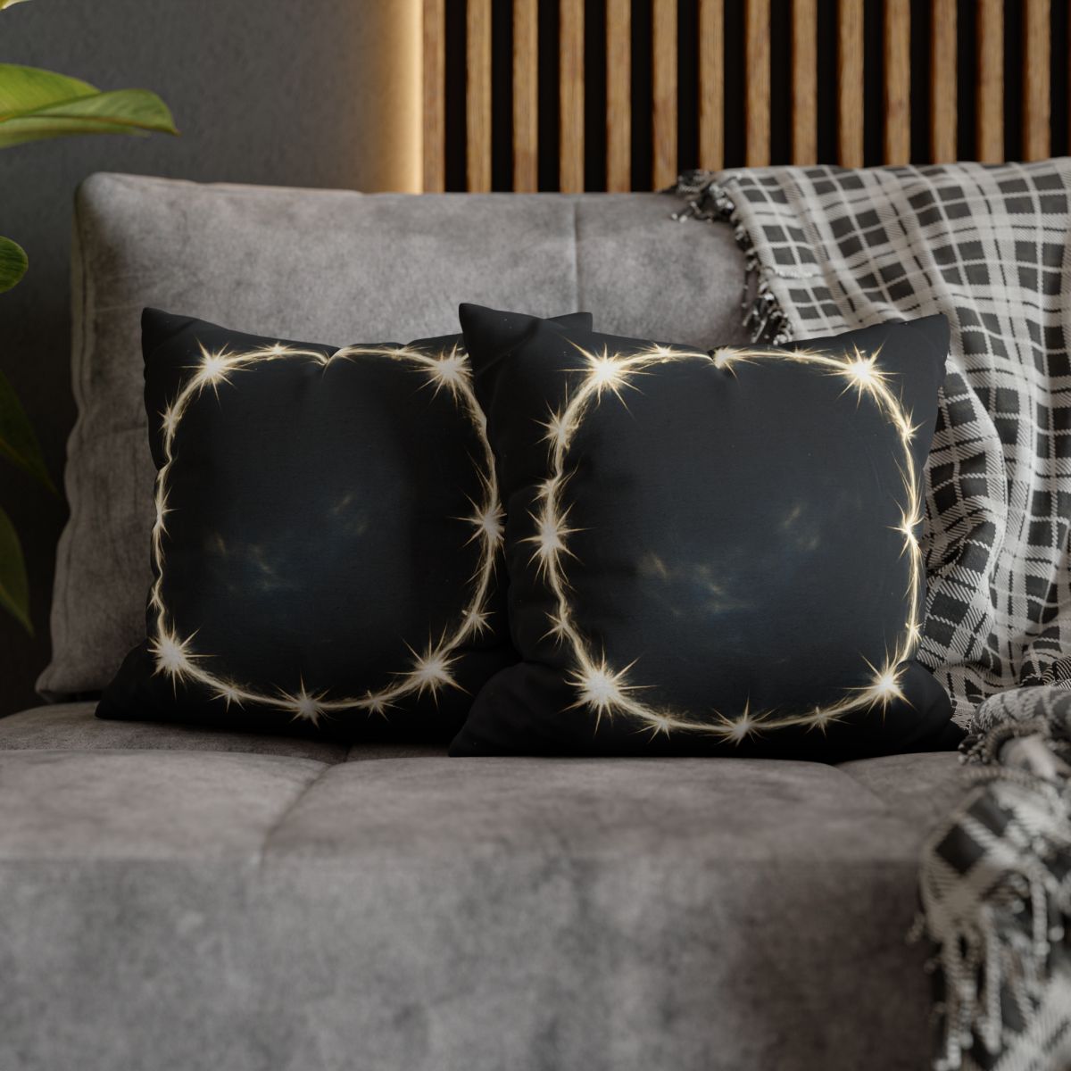 Starburst Mirage Ring unique gift pillow cases