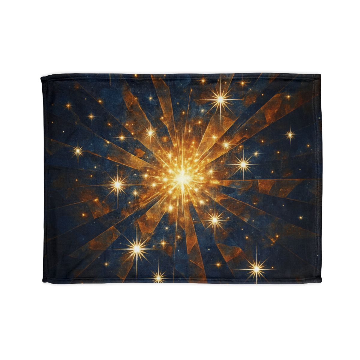 Starburst Mosaic Field designer printed blankets