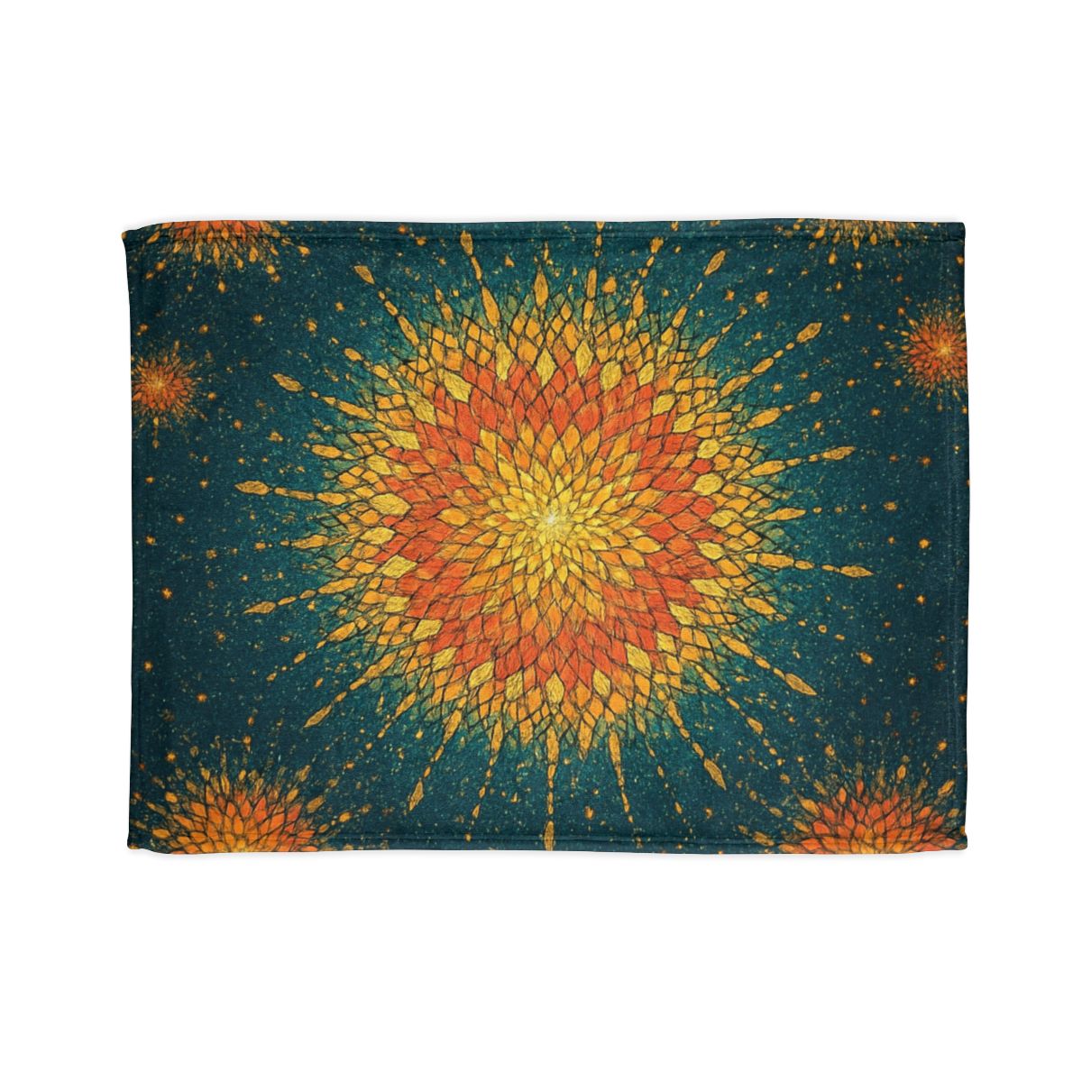 Starburst Mosaic Halo custom blankets