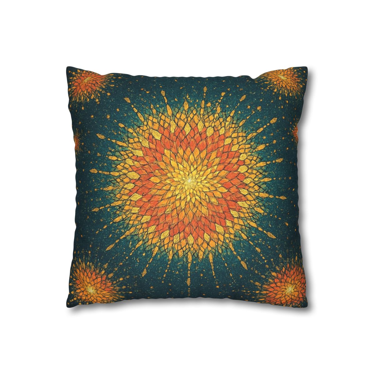 Starburst Mosaic Halo personalized pillow covers