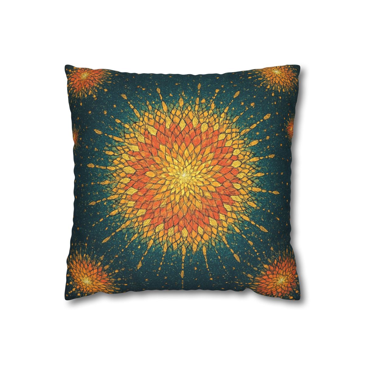 Starburst Mosaic Halo personalized pillow covers