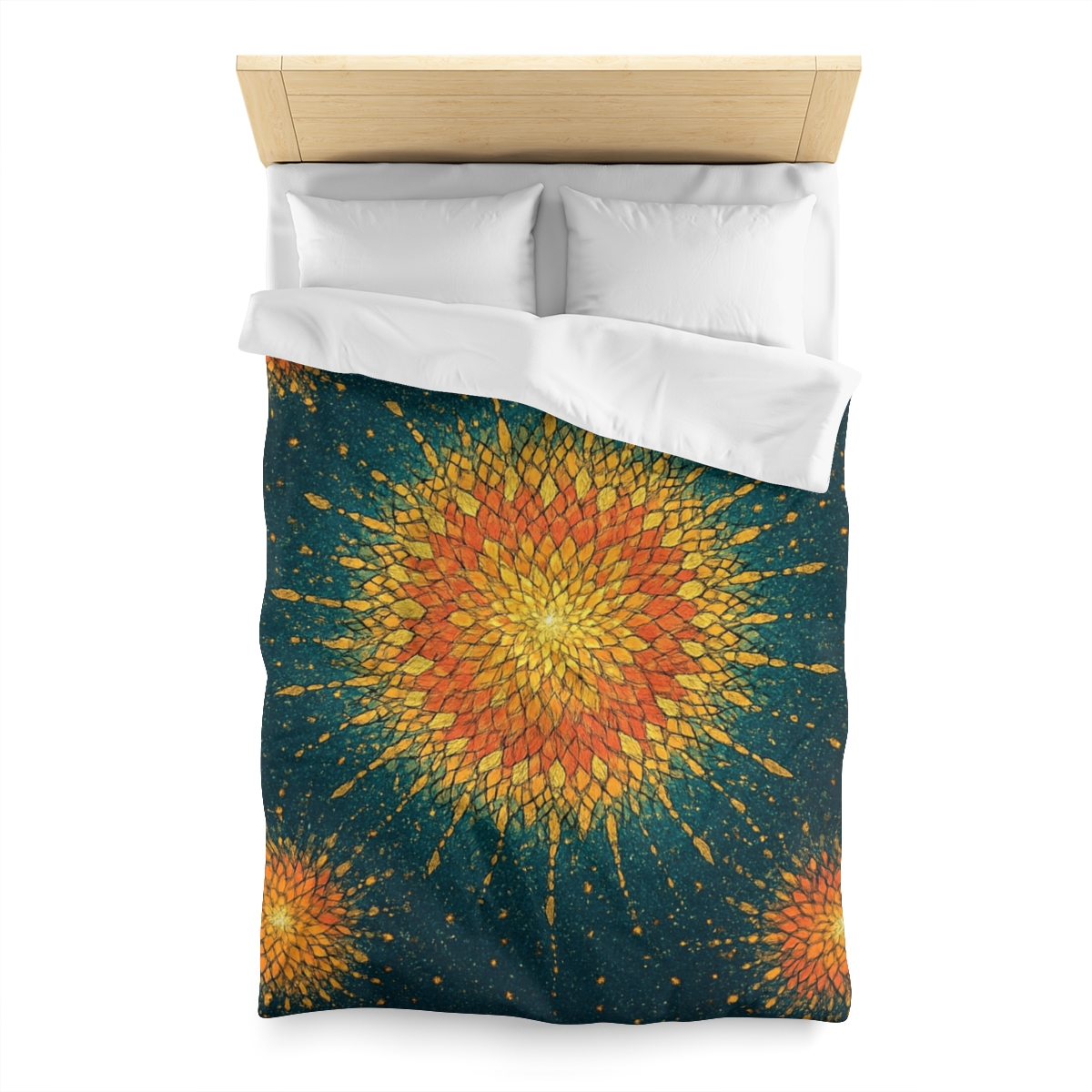 Starburst Mosaic Halo custom duvets