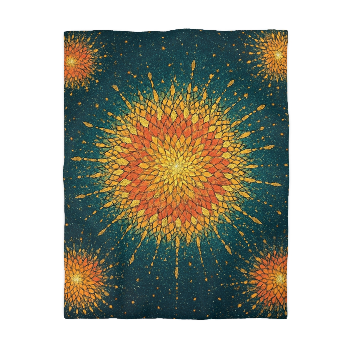 Starburst Mosaic Halo custom duvets