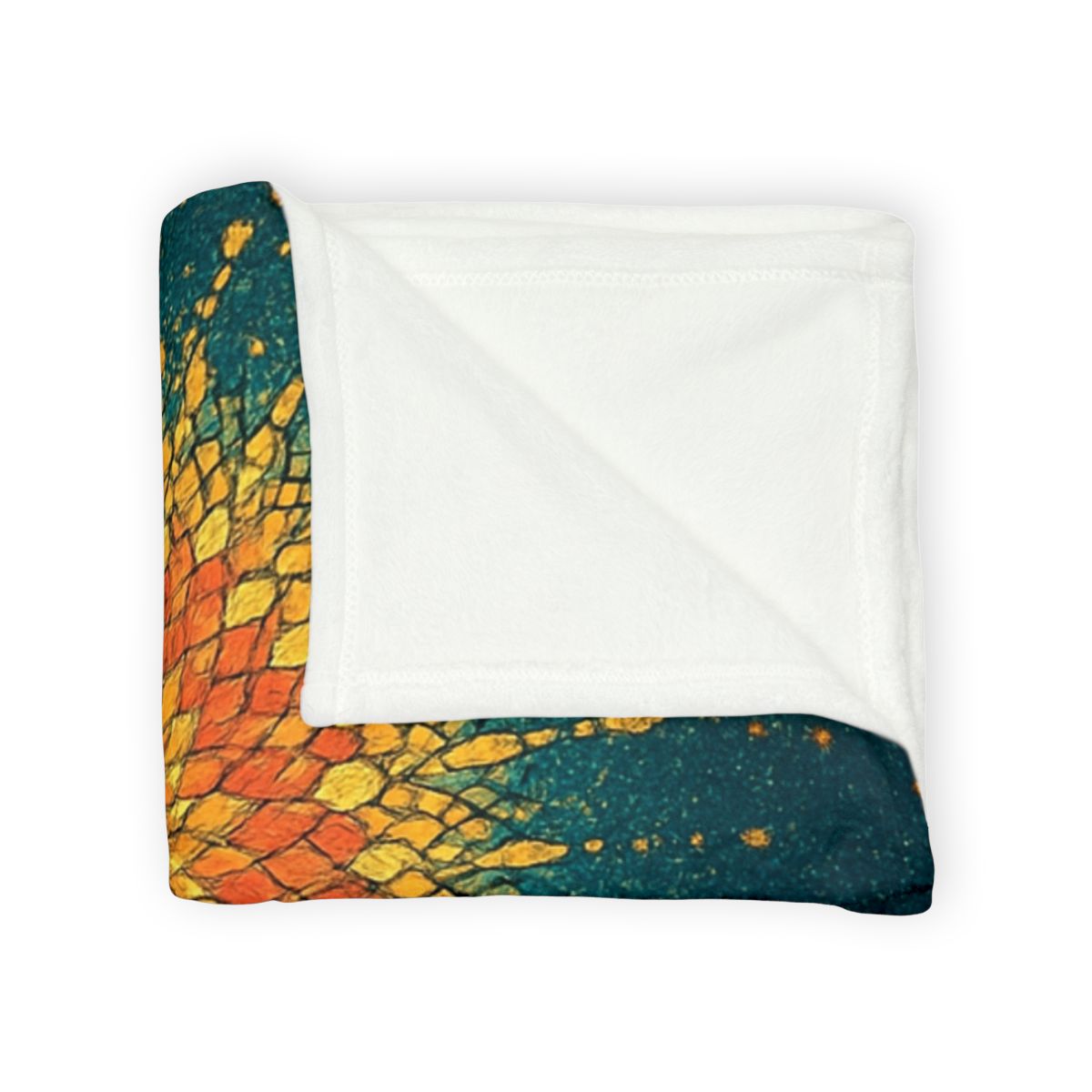 Starburst Mosaic Halo custom blankets