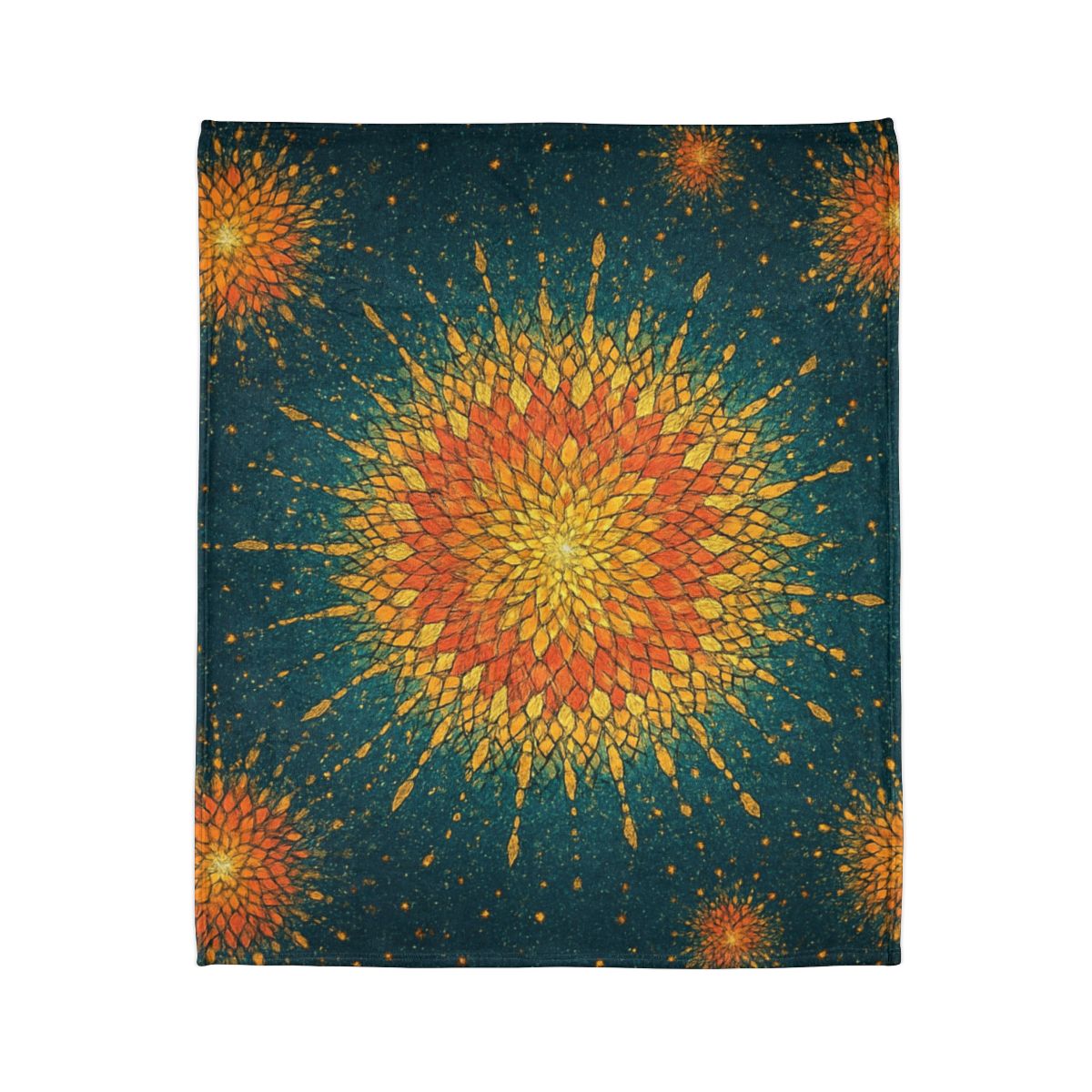 Starburst Mosaic Halo custom blankets