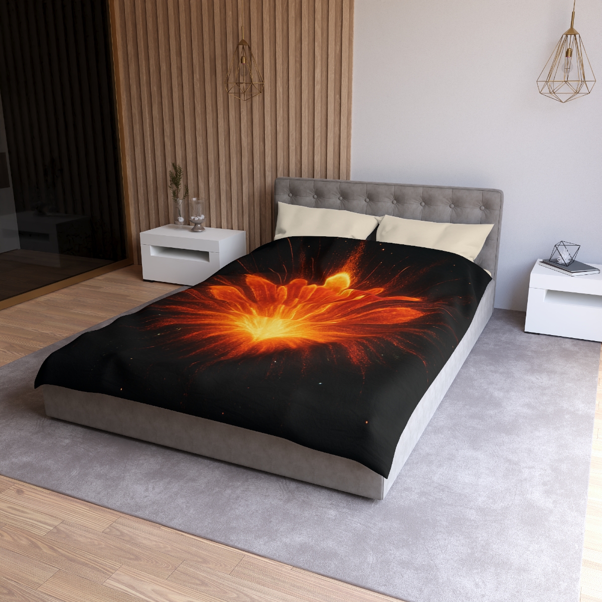 Starburst Petal Crown stylish duvet covers