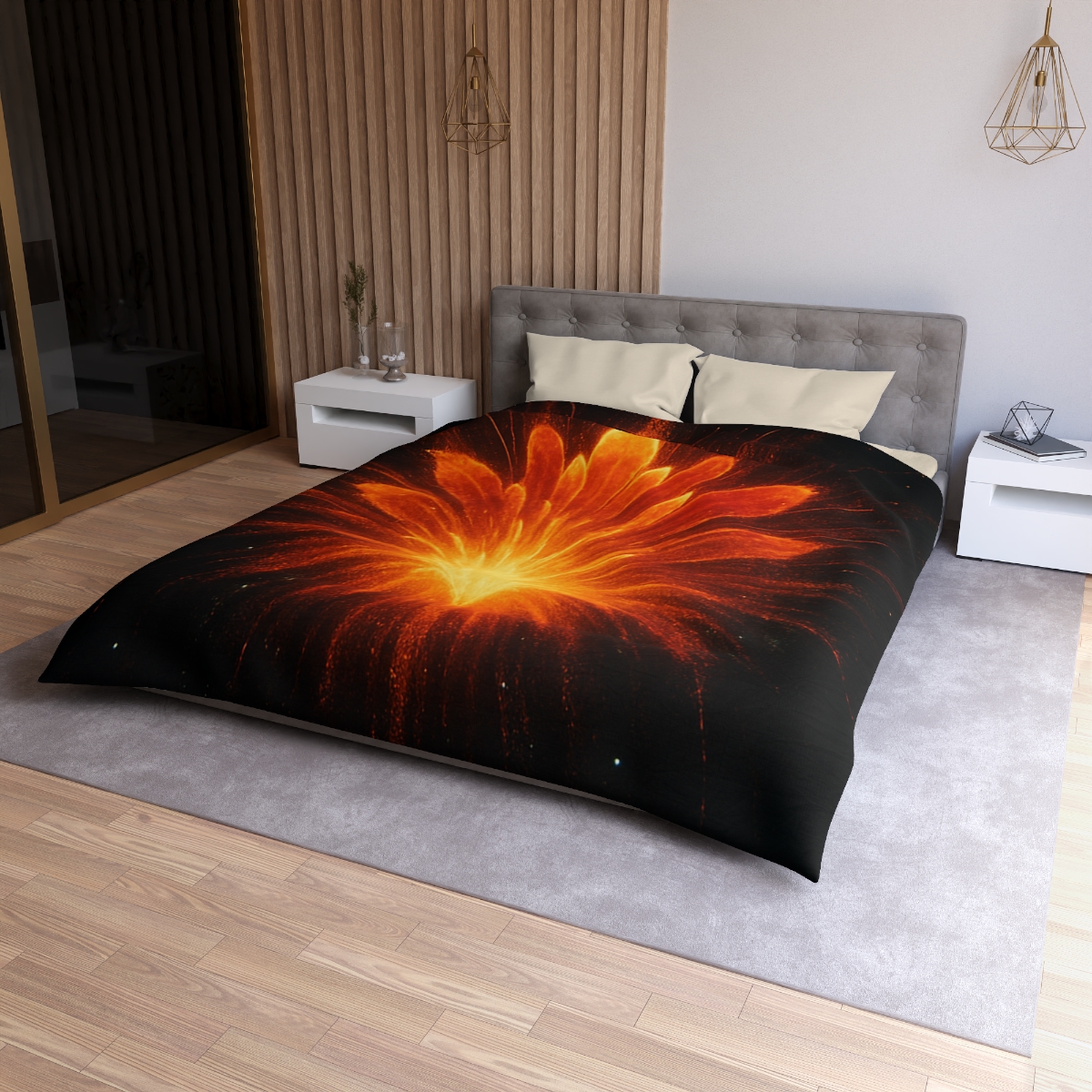 Starburst Petal Crown stylish duvet covers