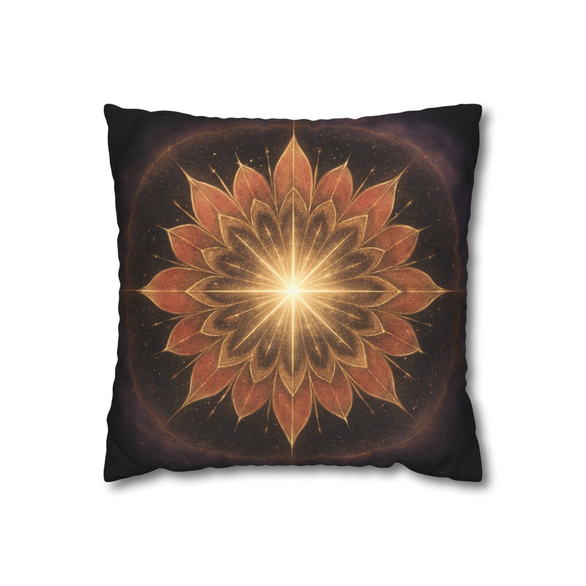 Starburst Petal Crown soft cotton pillow cases