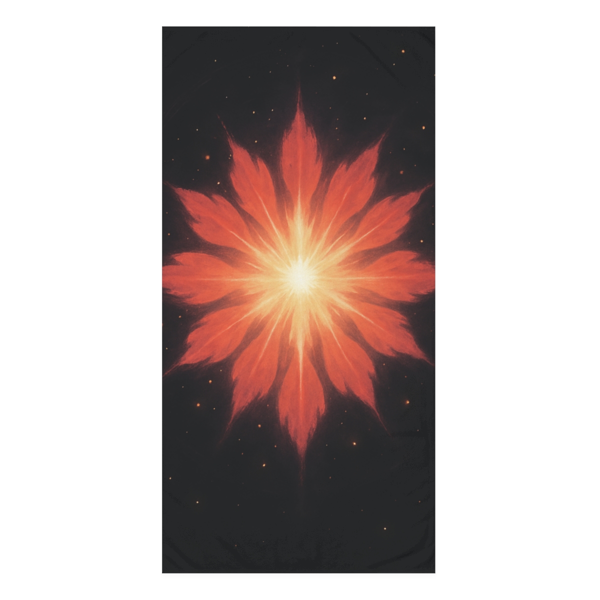 Starburst Petal Halo stylish beach towels