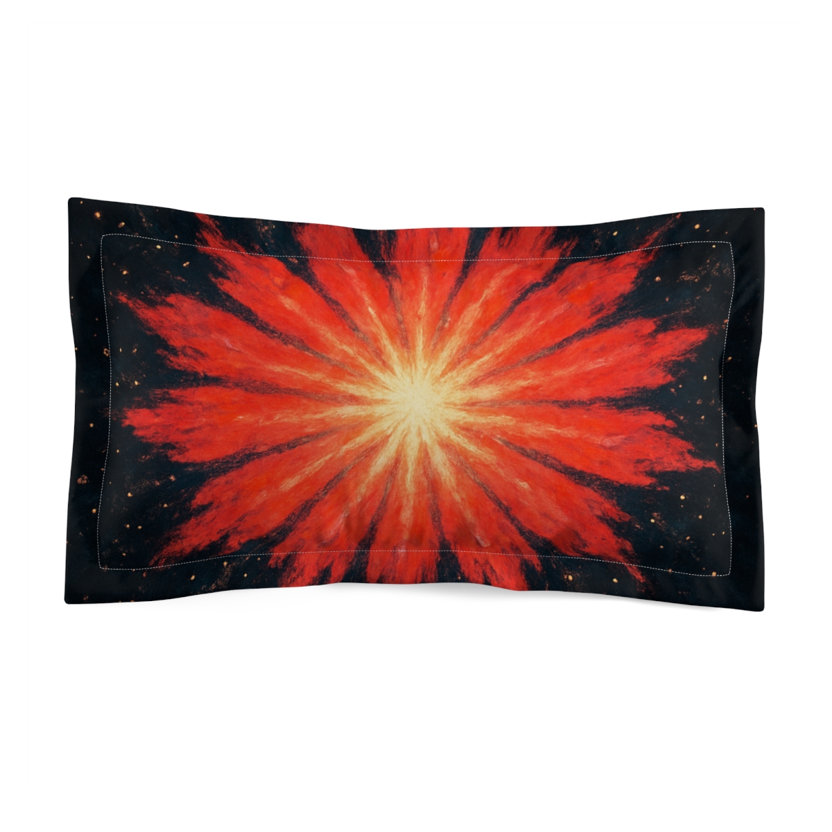 Starburst Petal Radiance personalized decorative pillows