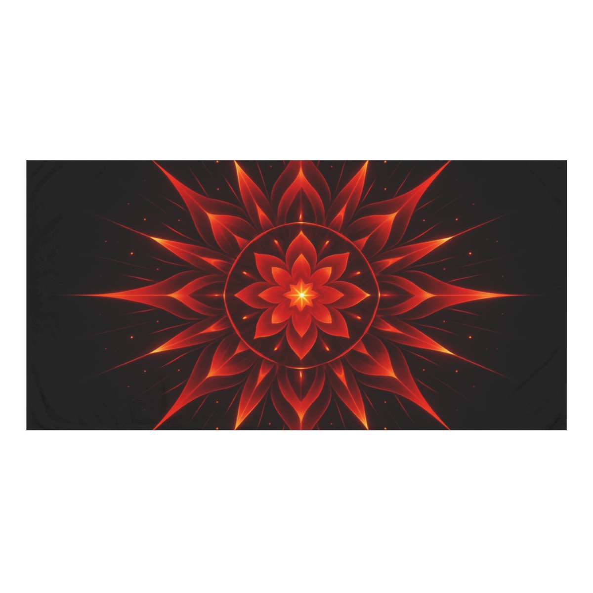 Starburst Petal Resonance trendy hand towels