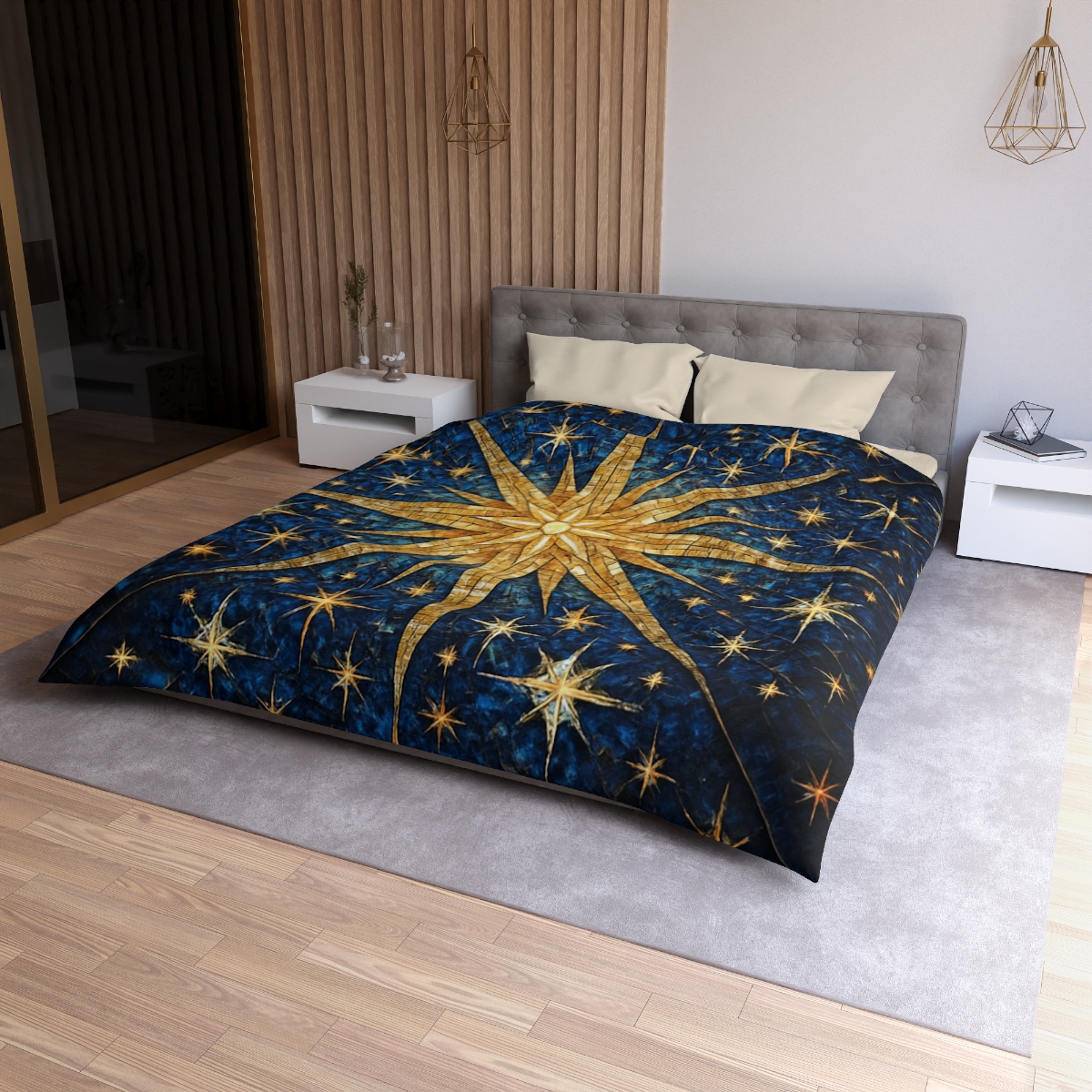 Starburst Radiant Mosaic custom duvets