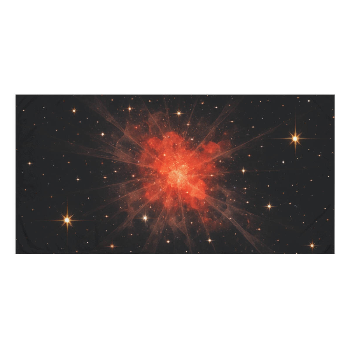 Starburst Radiant Mosaic soft cotton towels