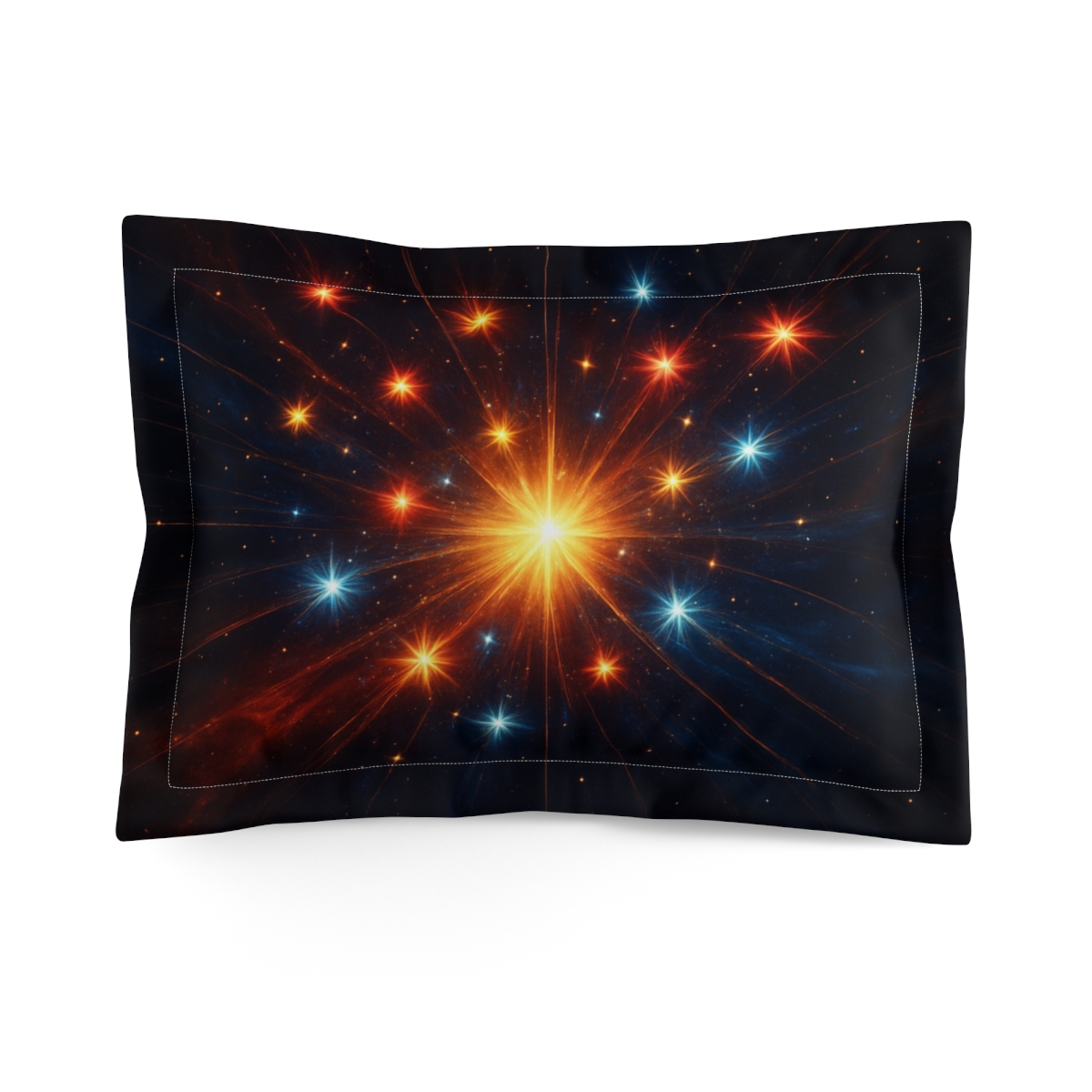 Starburst Spectrum designer printed pillows
