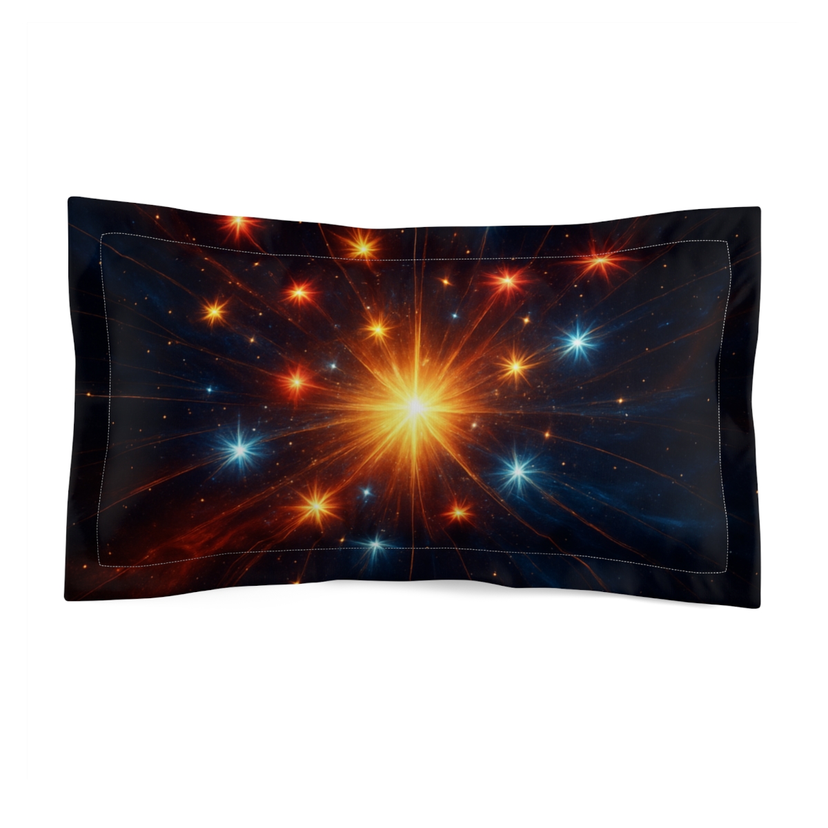 Starburst Spectrum designer printed pillows