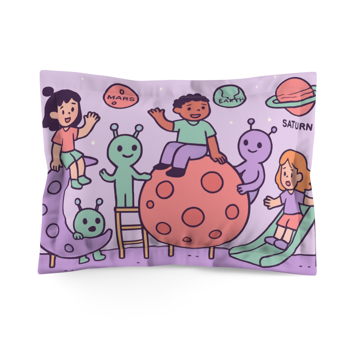 Stardust Playground soft plush pillows