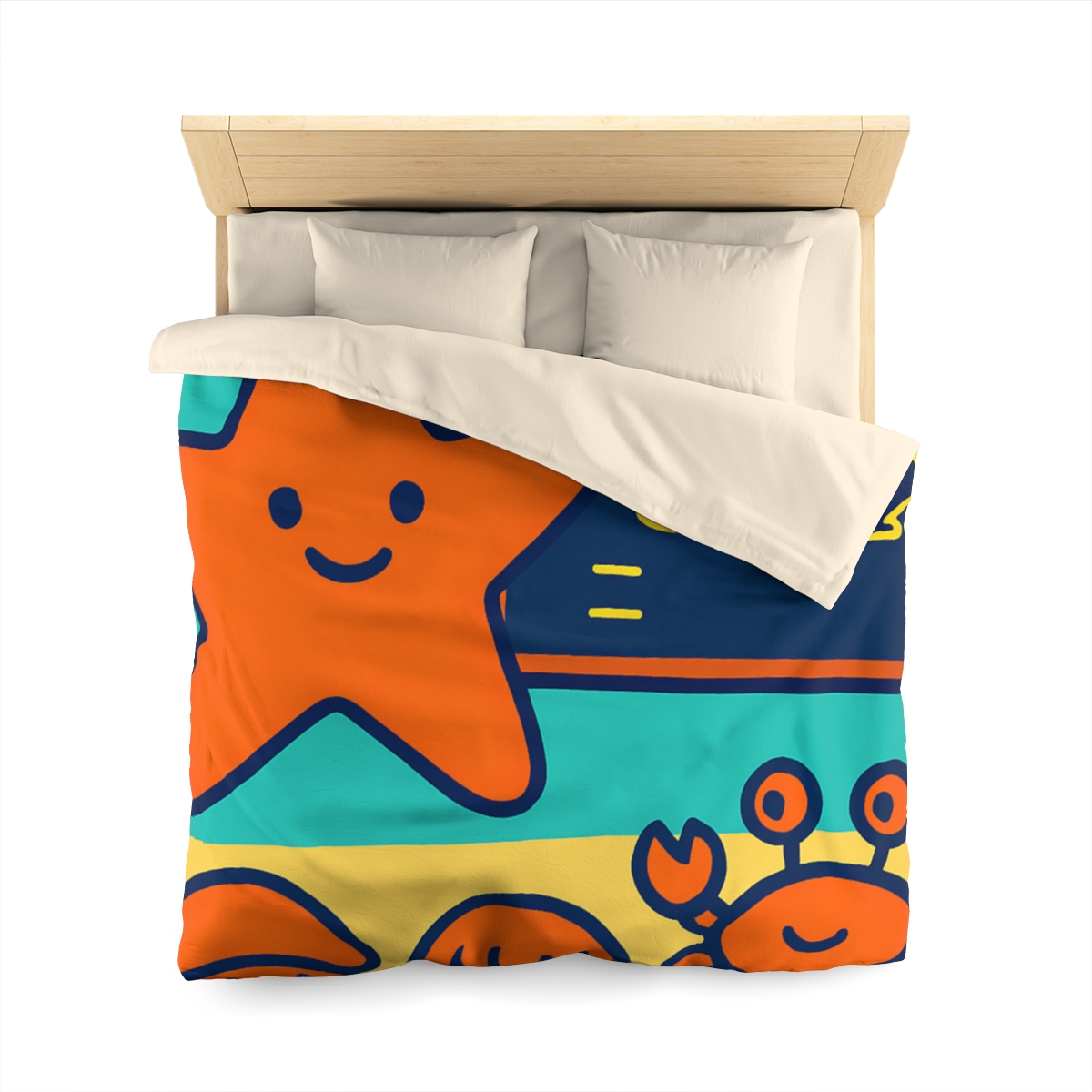 Starfish Science Class personalized bedding duvets