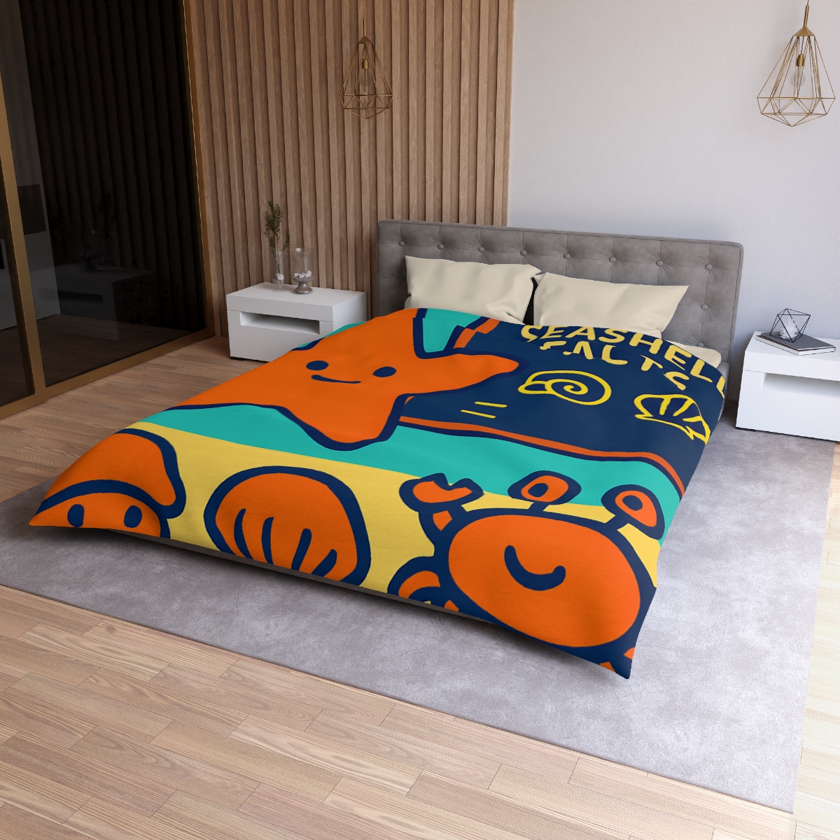 Starfish Science Class personalized bedding duvets