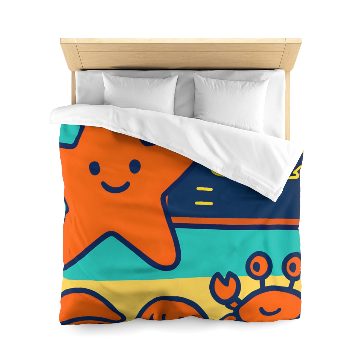 Starfish Science Class personalized bedding duvets
