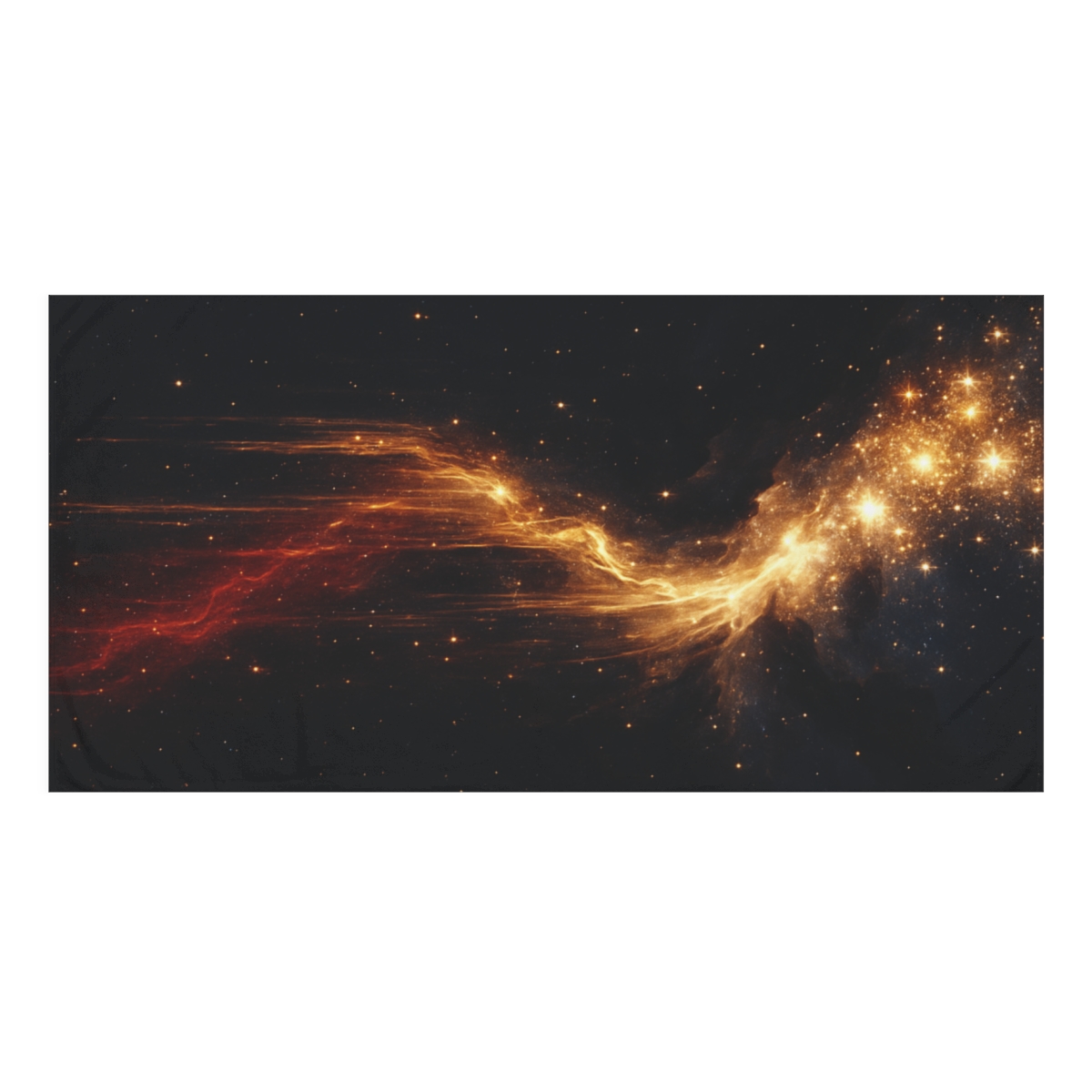 Starforge Ember Cascade personalized bath towels