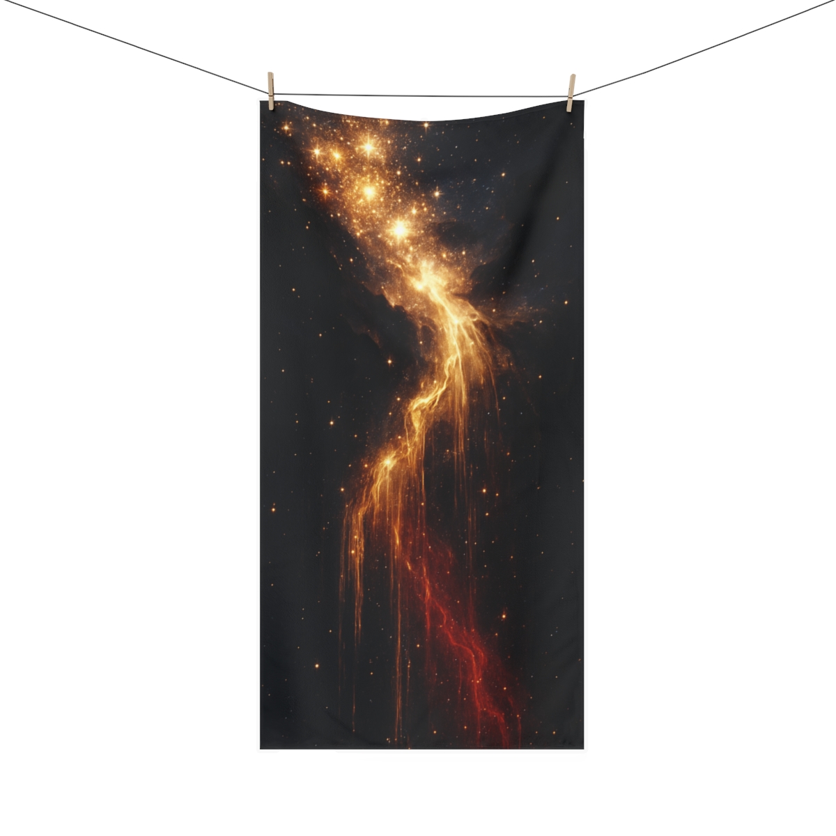 Starforge Ember Cascade personalized bath towels