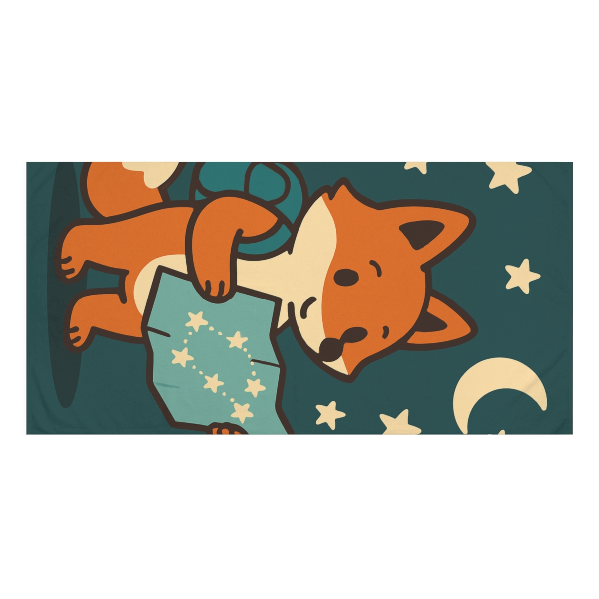 Stargazer Fox Explorer comfortable face towels