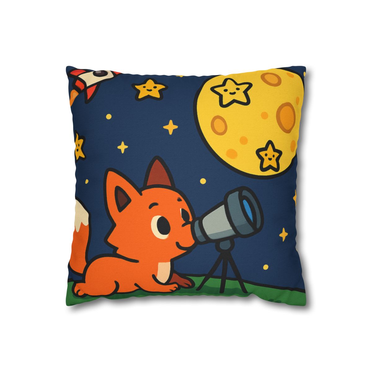 Stargazer Fox In The Moon Meadow unique gift pillow cases