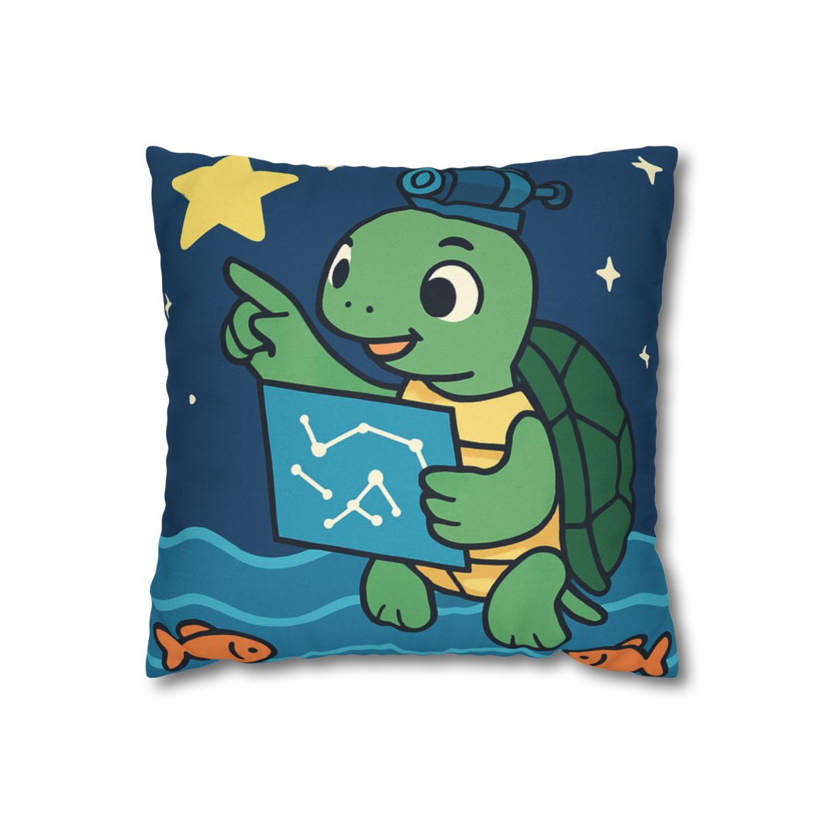 Stargazer Sea Turtle comfortable bedding pillow covers