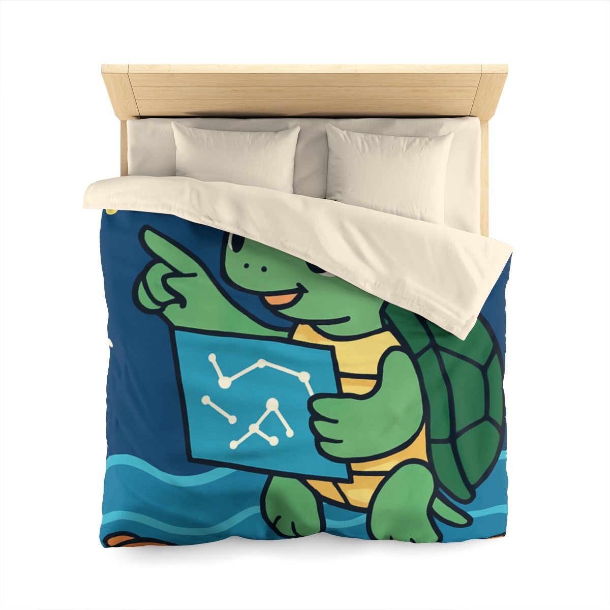 Stargazer Sea Turtle warm winter duvets