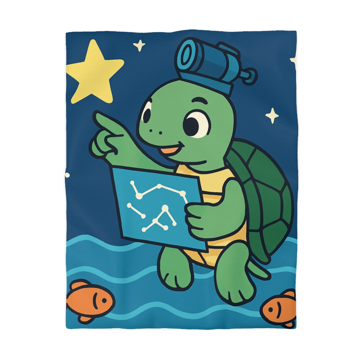 Stargazer Sea Turtle warm winter duvets